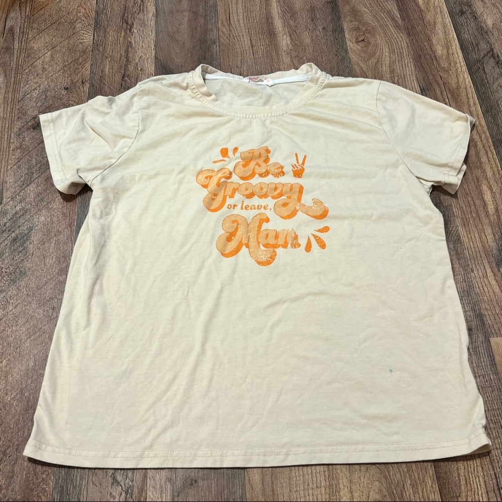 Romwe Graphic Tee Oversized funny